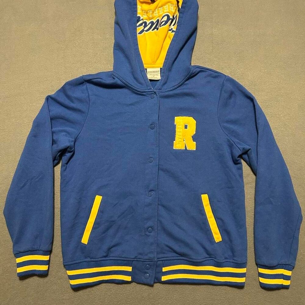 Unbranded Men's Blue and Navy Hoodie